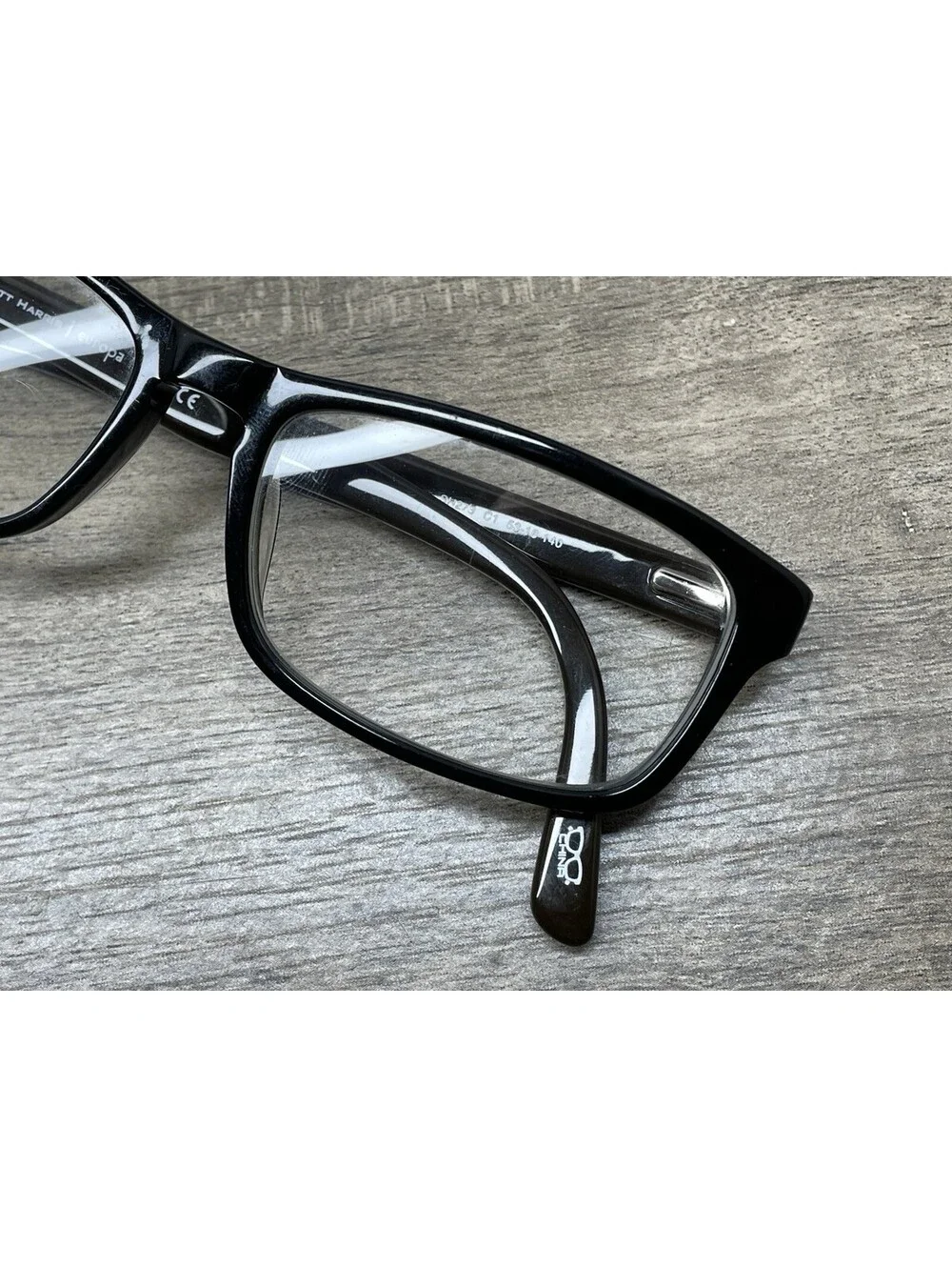 Scott Harris Eyeglasses SH273 C3 53[]16-140 Full Rim Black Brown Wood Frames